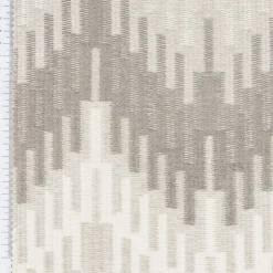 Möbelstoff Polsterstoff OLIMPIA Zickzack Chevron grau 1,40m Breite