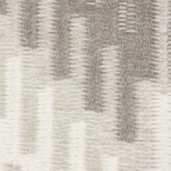 Möbelstoff Polsterstoff OLIMPIA Zickzack Chevron grau 1,40m Breite