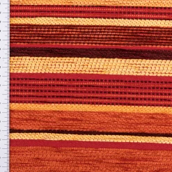 Möbelstoff Polsterstoff WALACHEI Streifen rot terrakotta 1,40m Breite