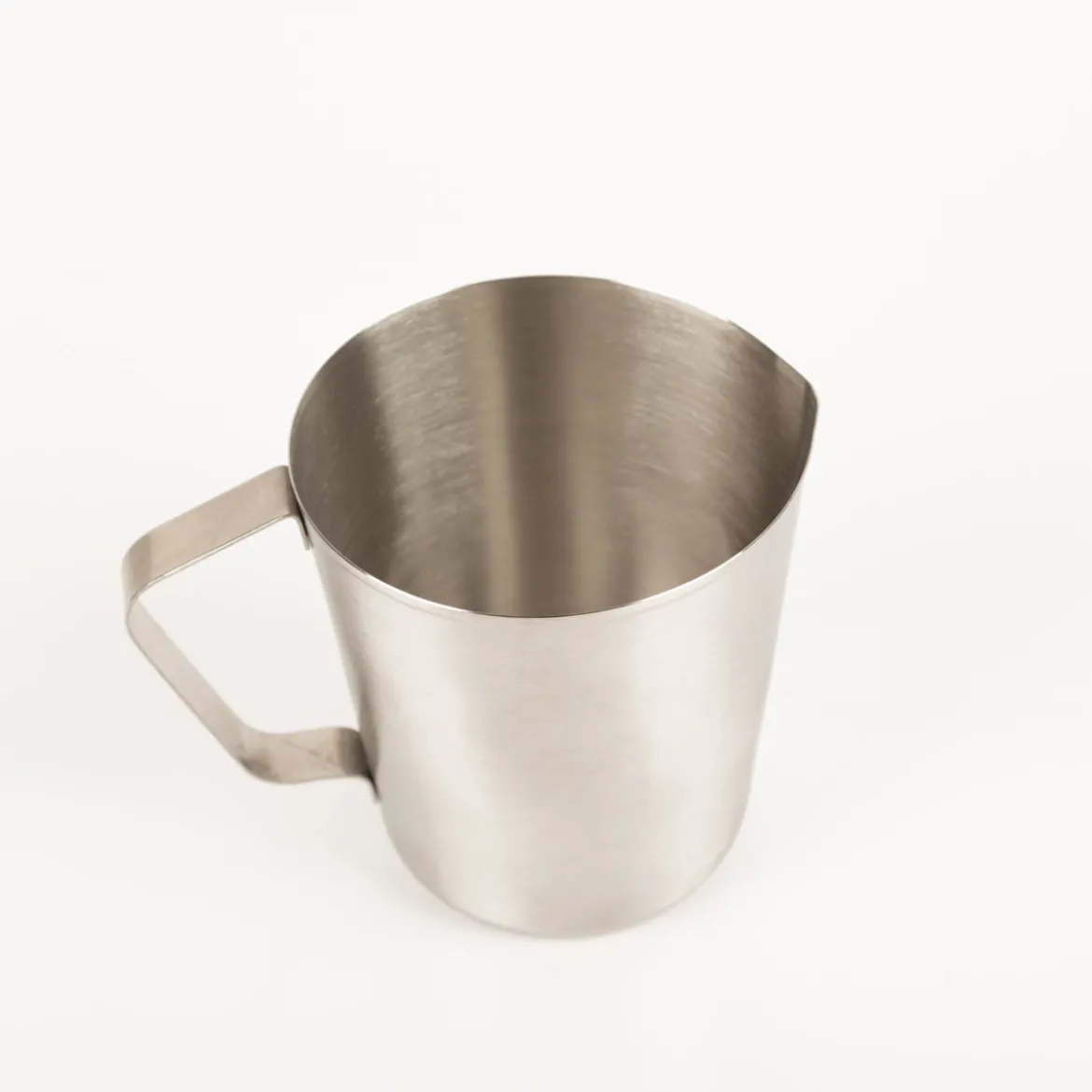 Meßbecher 1l Metall rostfrei mit Griff