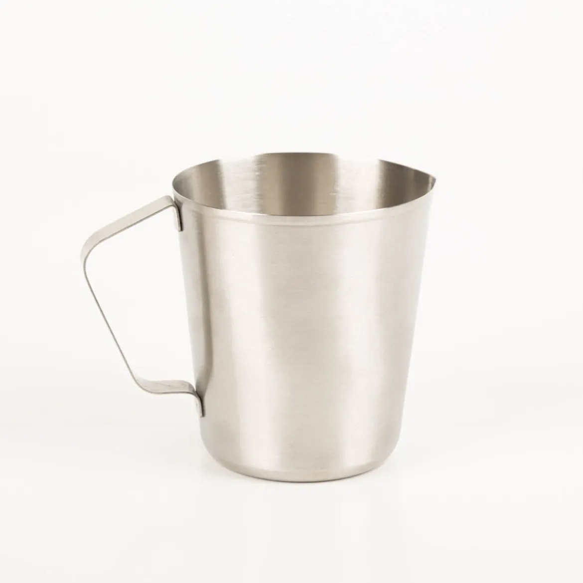 Meßbecher 1l Metall rostfrei mit Griff