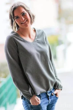 Meine Herzenswelt Damen Schnittmuster Kleid Bluse meine Ava Papierschnittmuster Gr. 32-54