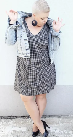 Meine Herzenswelt Damen Schnittmuster Kleid Bluse meine Ava Papierschnittmuster Gr. 32-54