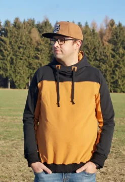 Meine Herzenswelt Herren Schnittmuster Hoodie sein Paco Papierschnittmuster Gr. XS-4XL