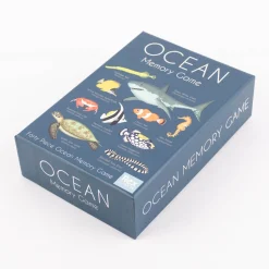 Memo Spiel Ocean Tiere 40 Paare Pappe blau 12x17x5cm
