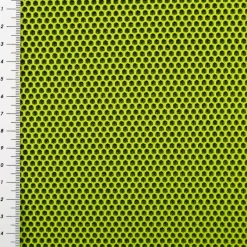 Mesh Stoff 3D Wabenstruktur Martindale 30.000 limegrün schwarz 150cm Stoffbreite