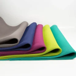Mesh Stoff 3D Wabenstruktur Martindale 30.000 aqua schwarz 150cm Stoffbreite