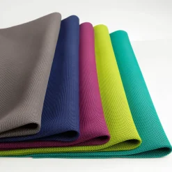 Mesh Stoff 3D Wabenstruktur Martindale 30.000 aqua schwarz 150cm Stoffbreite