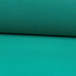 Mesh Stoff 3D Wabenstruktur Martindale 30.000 aqua schwarz 150cm Stoffbreite