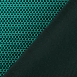 Mesh Stoff 3D Wabenstruktur Martindale 30.000 aqua schwarz 150cm Stoffbreite