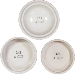 Messbecher Set 3-teilig Fliegenpilz Keramik von Sass & Belle