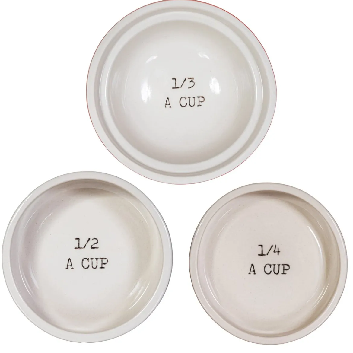 Messbecher Set 3-teilig Fliegenpilz Keramik von Sass & Belle