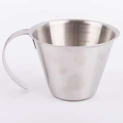 Messbecher Smart Pastry aus Edelstahl silber 250ml von Zenker