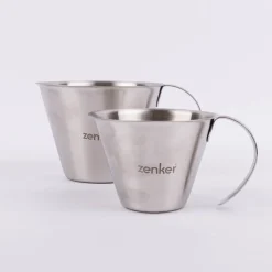 Messbecher Smart Pastry aus Edelstahl silber 250ml von Zenker