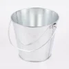 Metalleimer mit Henkel silberfarben 16x19,5x14,5cm