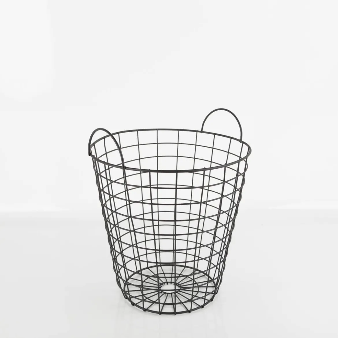 Metallkorb aus Draht schwarz 30x35cm