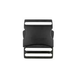 Metall-Steckverschluss Gurtverschluss Buckle Steckschnalle schwarz matt 40mm