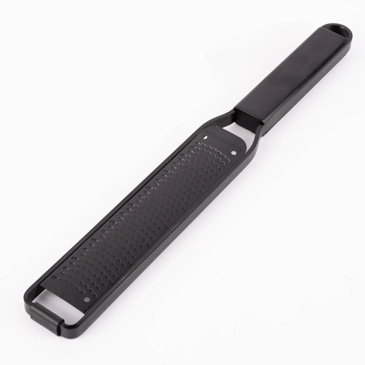 Microplane Black Sheep Serie Zester Reibe Edelstahl matt schwarz 31x4,7cm