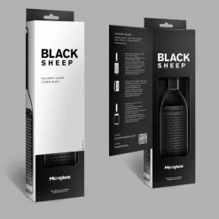 Microplane Black Sheep Serie Reibe grob Edelstahl matt schwarz 31x6,4cm