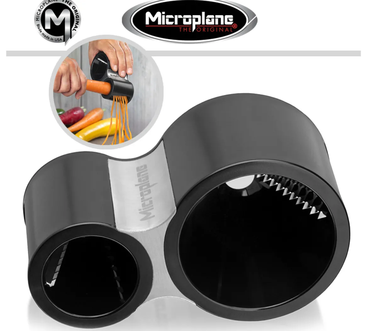 Microplane Premium Spiral Cutter Spiralschneider schwarz