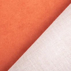 Mikrofaser Polsterstoff uni terracotta 1,40m Breite