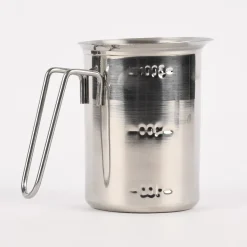 Milchtopf Töpfchen Messbecher mit Griff rostfrei 500ml