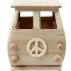 Minibus aus Holz 17x10x13cm von Creativ Company