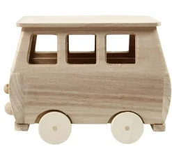 Minibus aus Holz 17x10x13cm von Creativ Company
