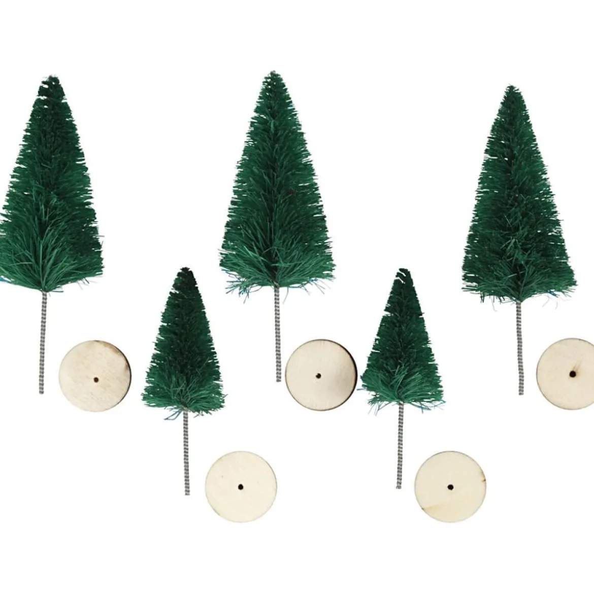 Mini Tannenbaum DIY-Set 5 Stk in 4 und 6cm von Creativ Company