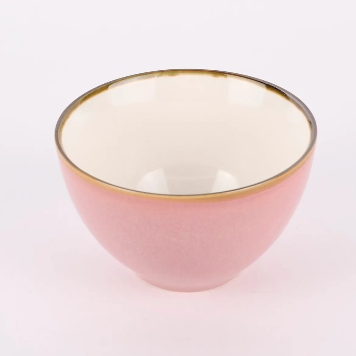 Mix and Match Schale Keramik Glasur an Griff und Rand 600ml D 14cm