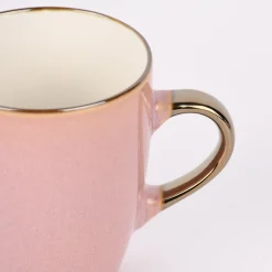 Mix and Match Tasse Keramik Glasur an Griff und Rand 340ml 8,5x12x10cm