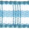 10m Karoband 6mm breit türkis