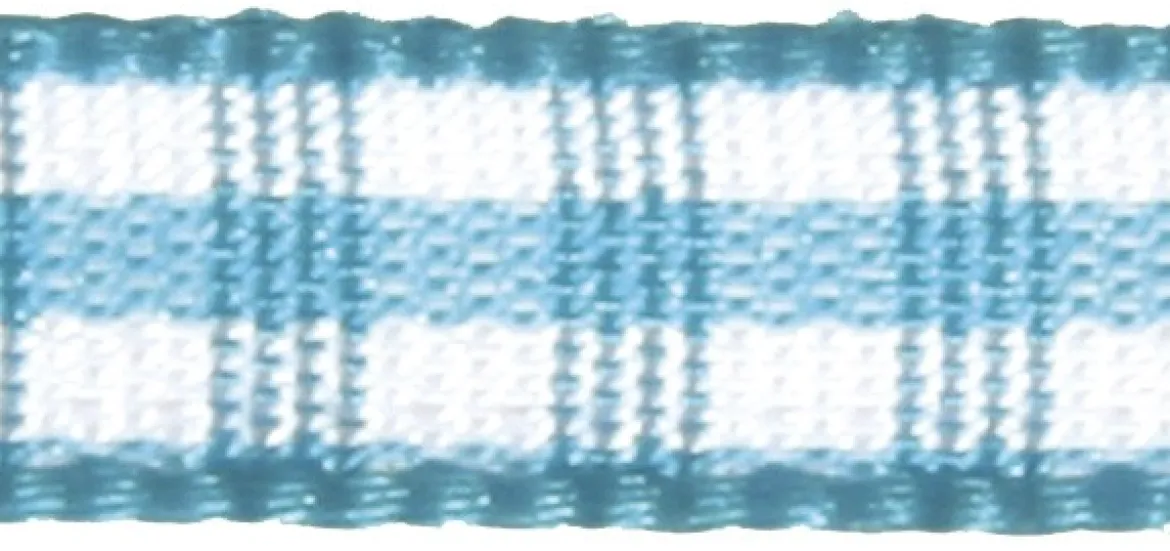 10m Karoband 6mm breit türkis