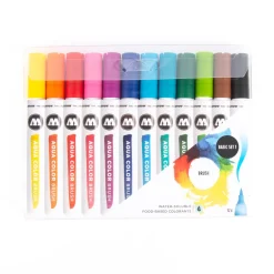 Molotow Aqua Color Brush Basic Set 1 mit 12 verschiedenen Farben