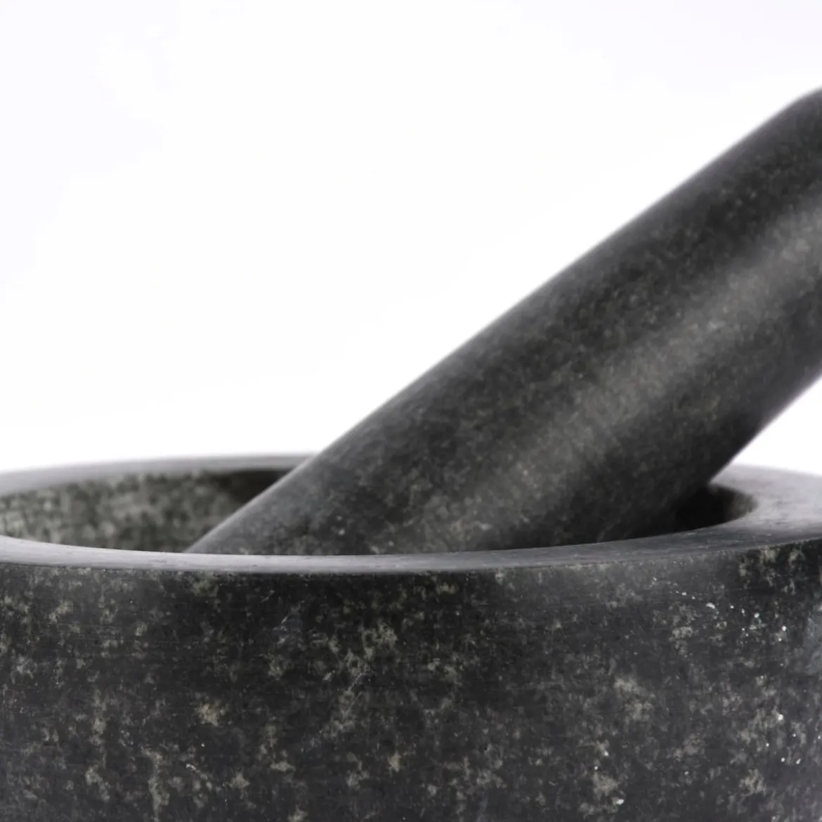 Mörser 2teilig Granit schwarz 18x11,5cm