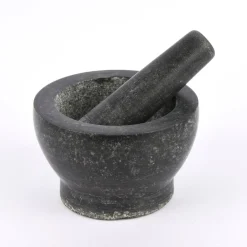 Mörser 2teilig Granit schwarz 18x11,5cm