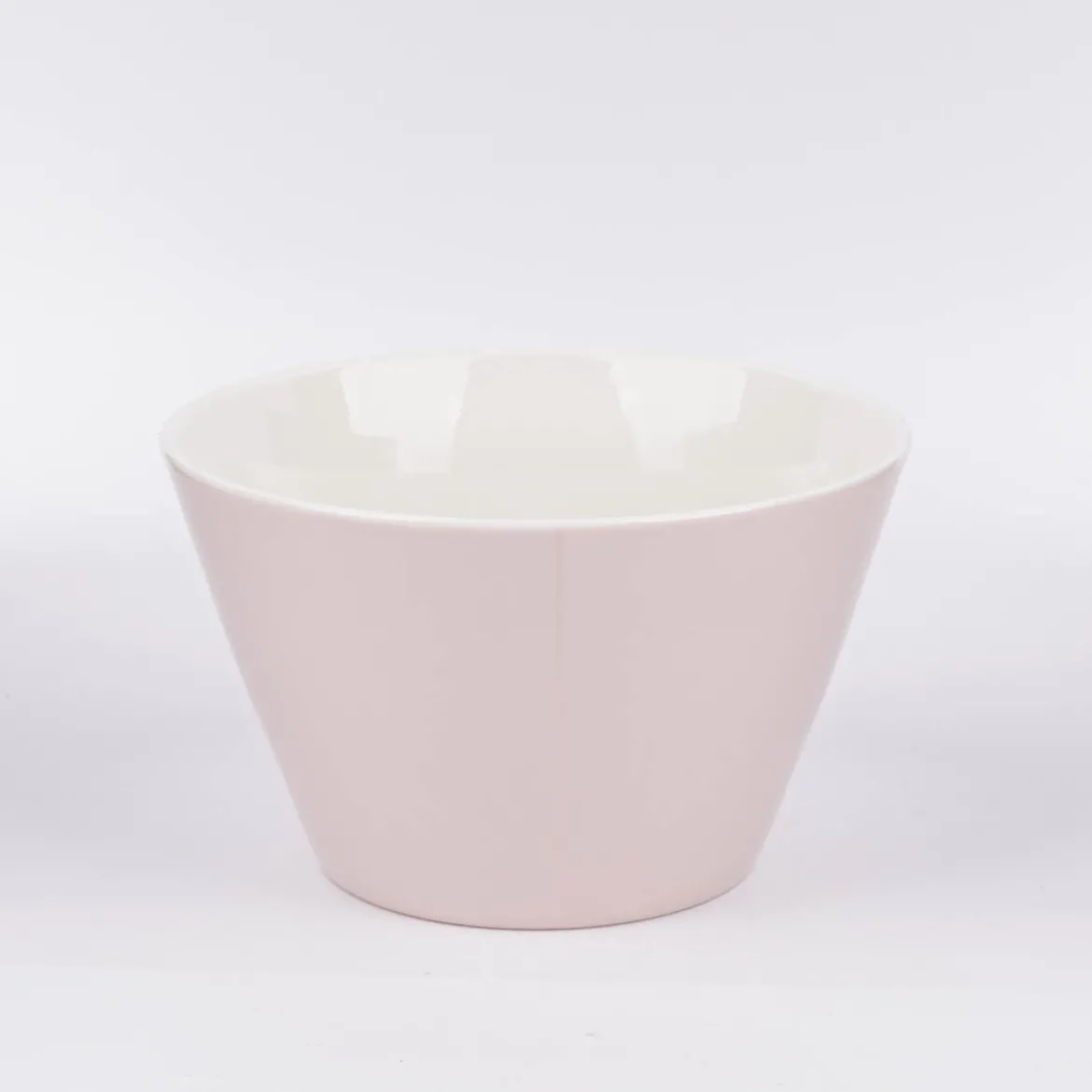 Müslischale aus Porzellan Herz mit Strauß rosa pastell 14x9cm von der Schreibkram Manufaktur