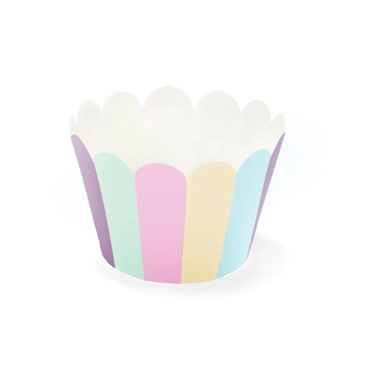Muffin Cupcake Förmchen Einhorn bunt 6 Stück 5x7,5x5cm