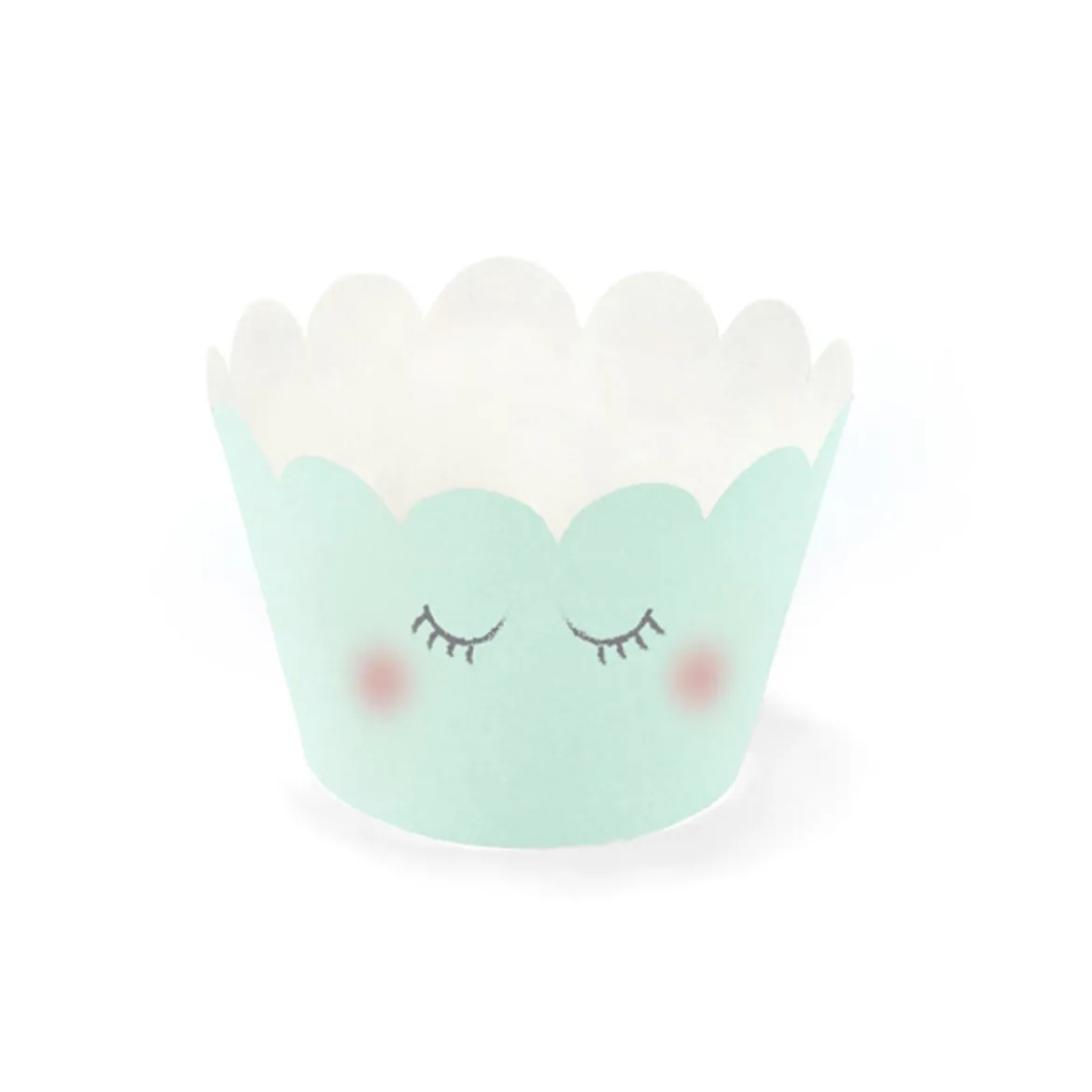 Muffin Cupcake Förmchen Einhorn bunt 6 Stück 5x7,5x5cm
