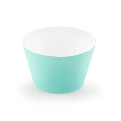 Muffin Cupcake Förmchen mintgrün 6 Stück 5x7,5x5cm
