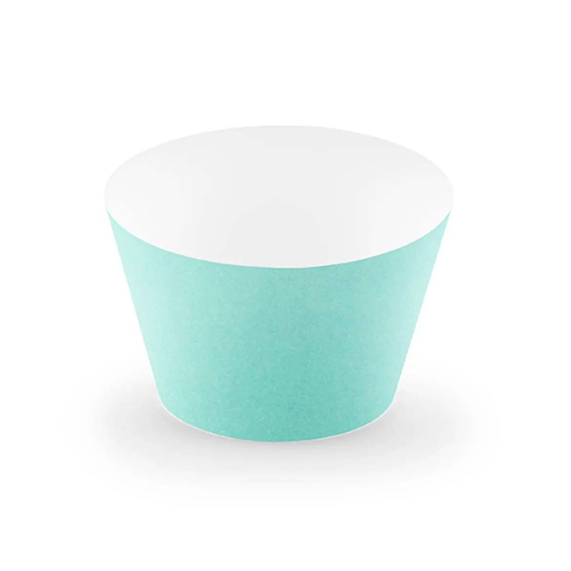Muffin Cupcake Förmchen mintgrün 6 Stück 5x7,5x5cm
