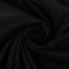 Musselin Stoff Baumwolle Glitzer Schwarz 1,35m Breite