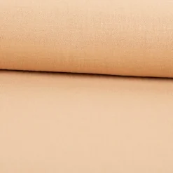 Musselin Stoff Baumwolle Glitzer Beige 1,36m Breite