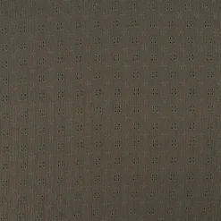 Musselin Stoff Baumwolle Lochstickerei Blumen einfarbig khaki 1,35m Breite