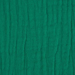 Musselin Stoff Baumwolle Organic Bio einfarbig grasgrün 1,30m Breite