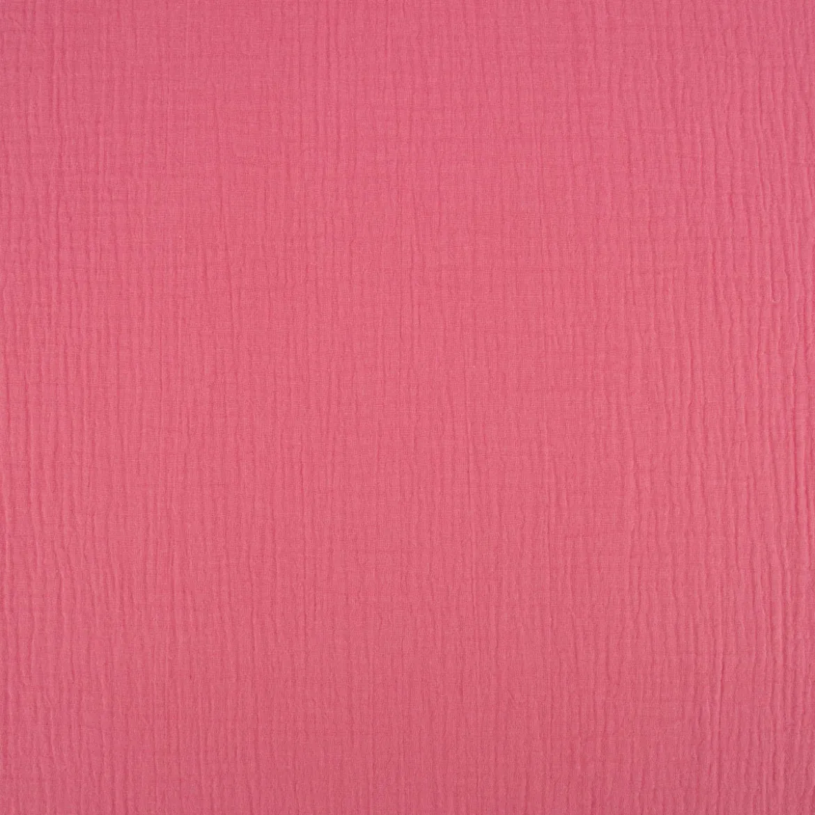 Musselin Stoff Baumwolle Organic Bio einfarbig pink 1,30m Breite