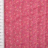 Musselin Stoff Baumwolle Steppstoff Marem Doubleface Blumen rosa 1,44m Breite