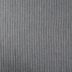Musselin Stoff Baumwolle Yarn Dyed Streifen zweiseitig grau weiß 1,35m Breite