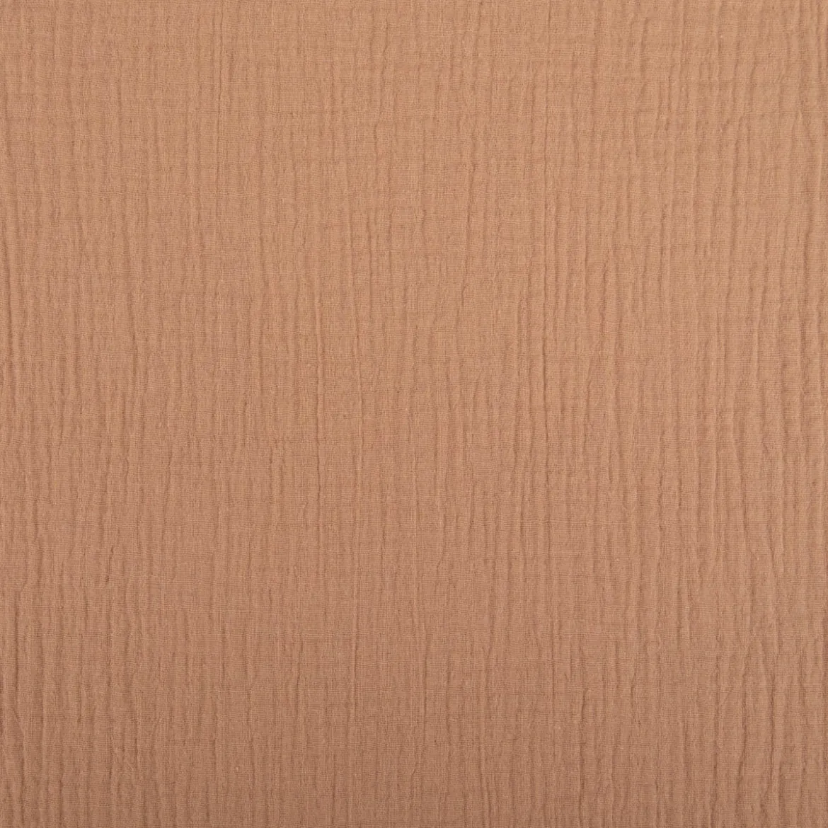 Musselin Stoff Baumwollstoff Double Gauze uni Beige 130 cm