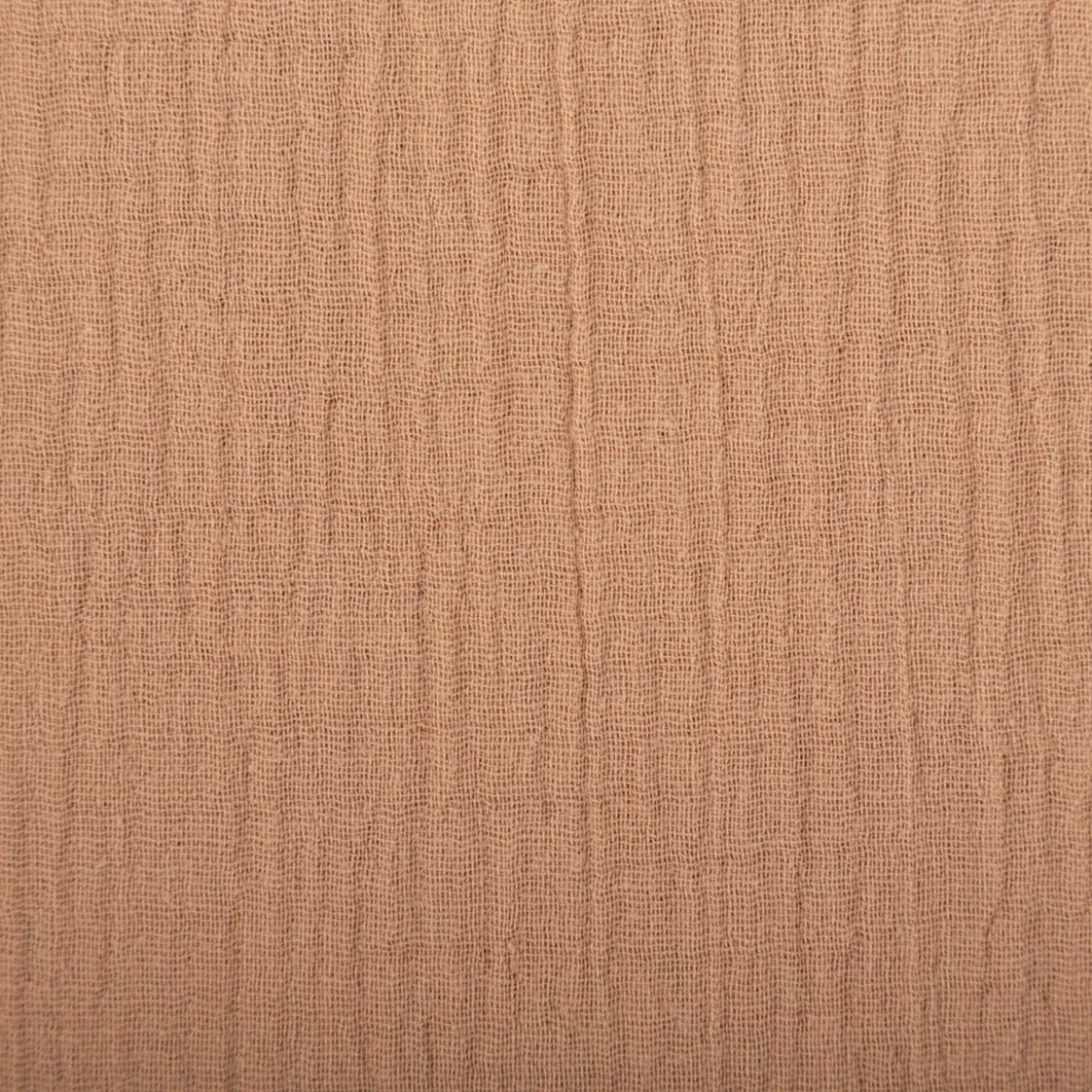 Musselin Stoff Baumwollstoff Double Gauze uni Beige 130 cm